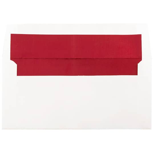 JAM Paper 4" x 8" Foil Lined Invitation Envelopes